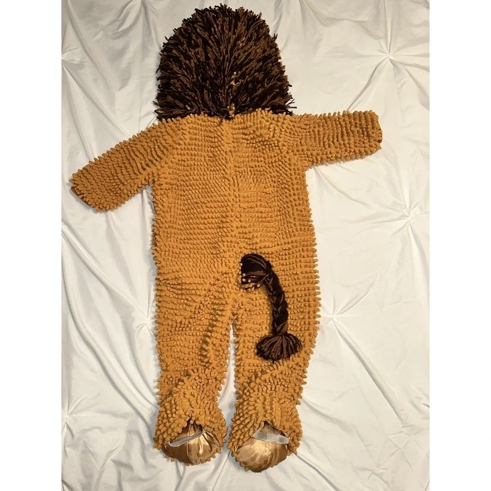 Lion Costume Size 12-24 Months Target‎ Full hood Brown Padded Unisex Halloween - Picture 2 of 8
